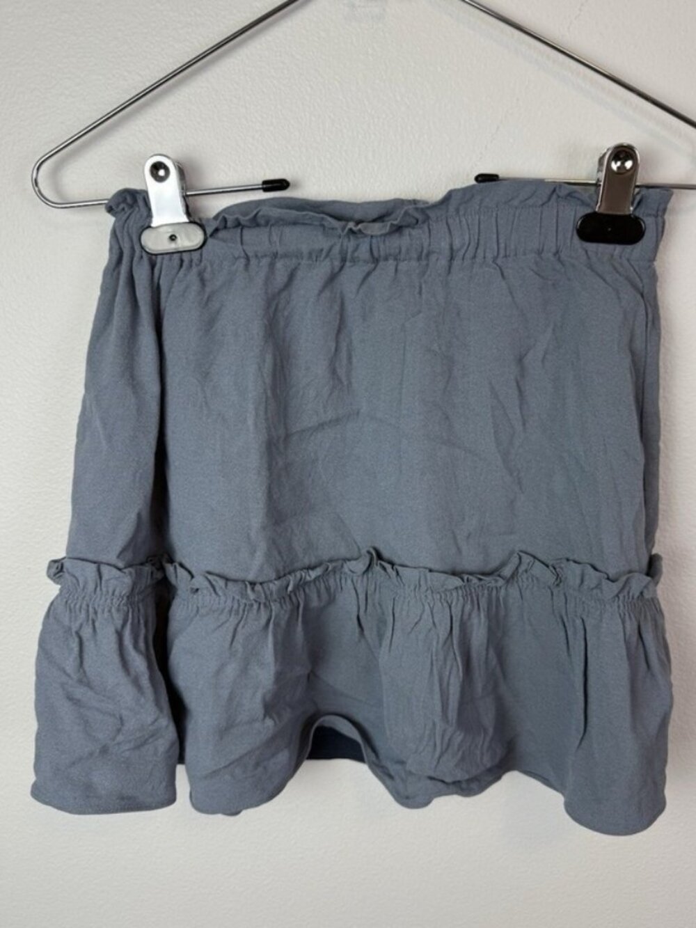 Best Mini Skirt Womens XS Blue Flowy Lined Fairy Feminine